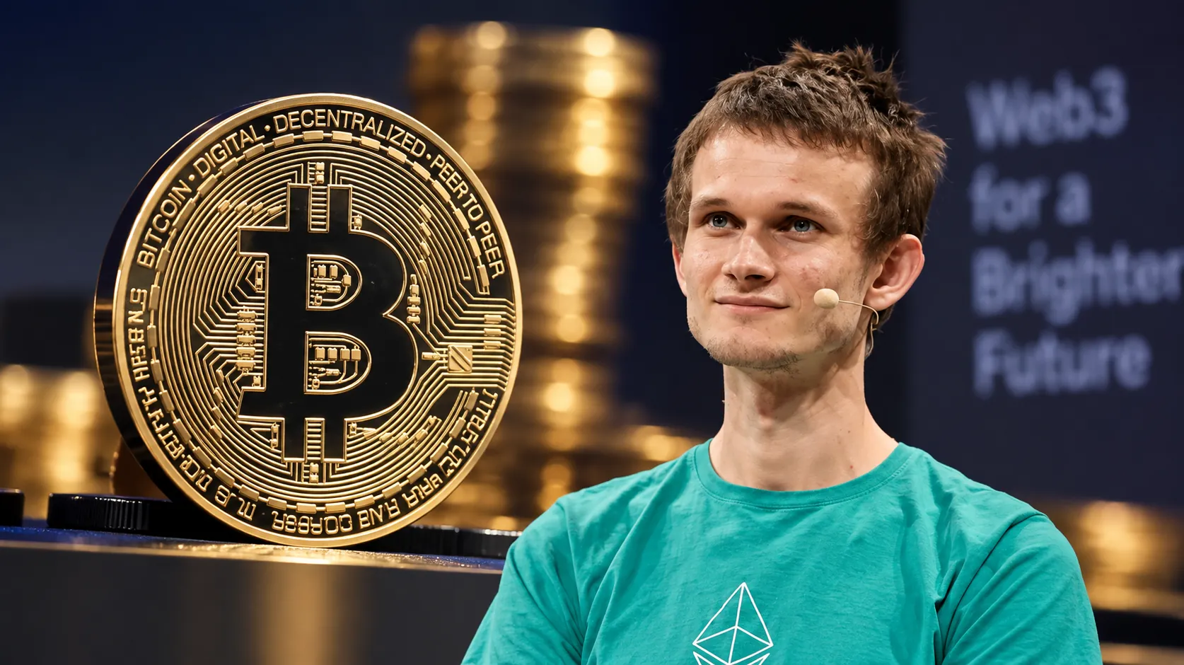 Đồng tiền mã hóa Bitcoin và Vitalik Buterin — nhà sáng lập mạng lưới Ethereum